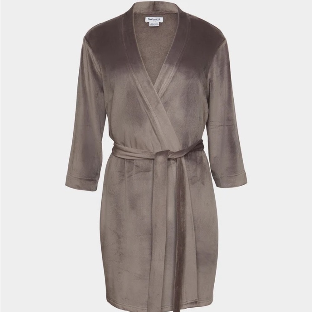 Velour Grey Robe featured in Winter Fab Fit Fun box